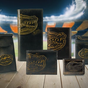 Florida Gators Burnished Leather Wallets Group