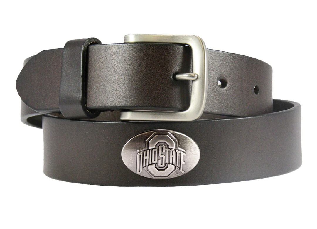 オハイオ州立大学バックアイズ メンズ カレッジレザーベルト