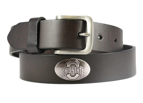 オハイオ州立大学バックアイズ メンズ カレッジレザーベルト
