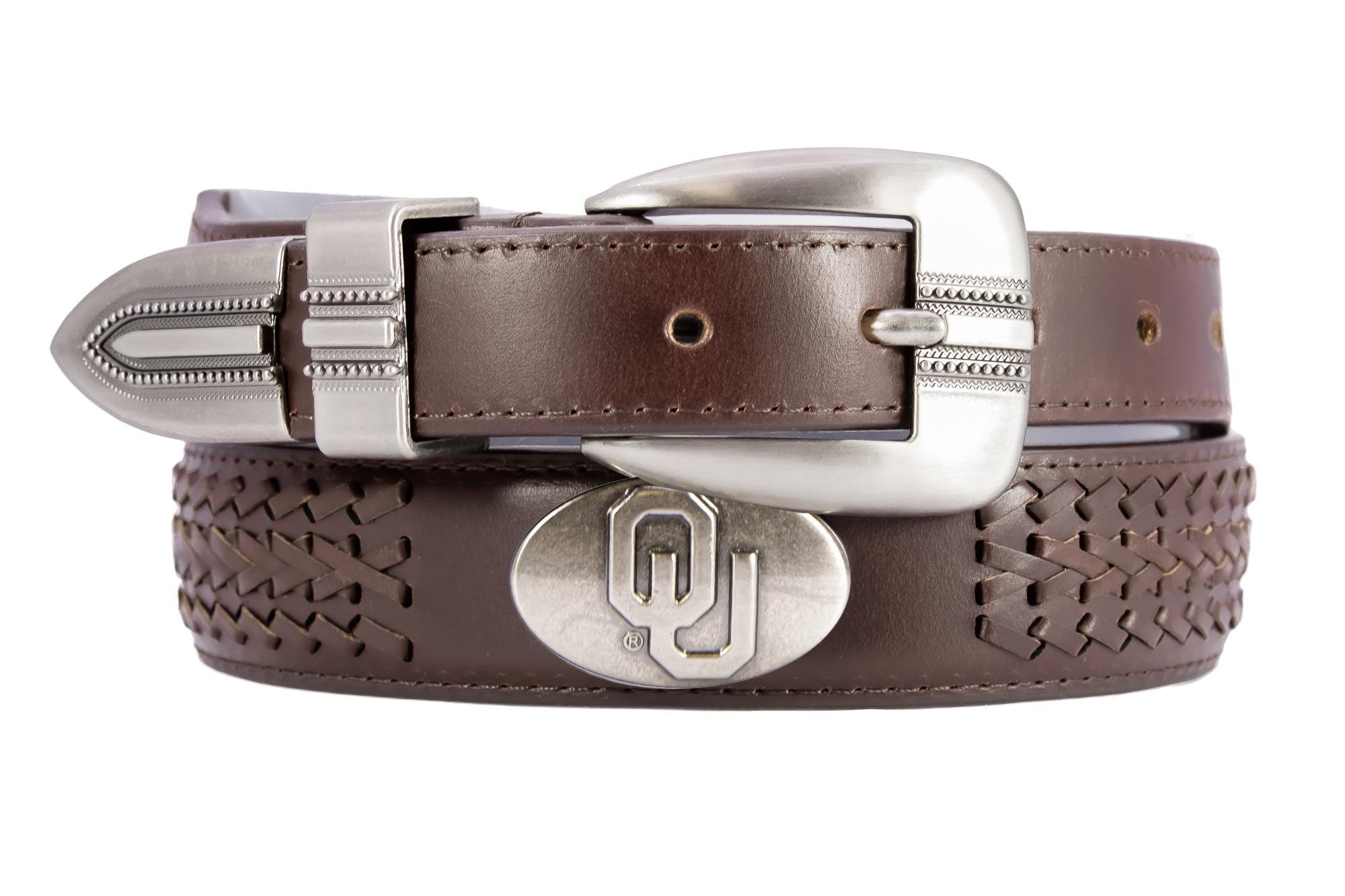 Oyster belt co. Brown Leather Belt SIZE 36 Nocona Belt Co. Men main image 3