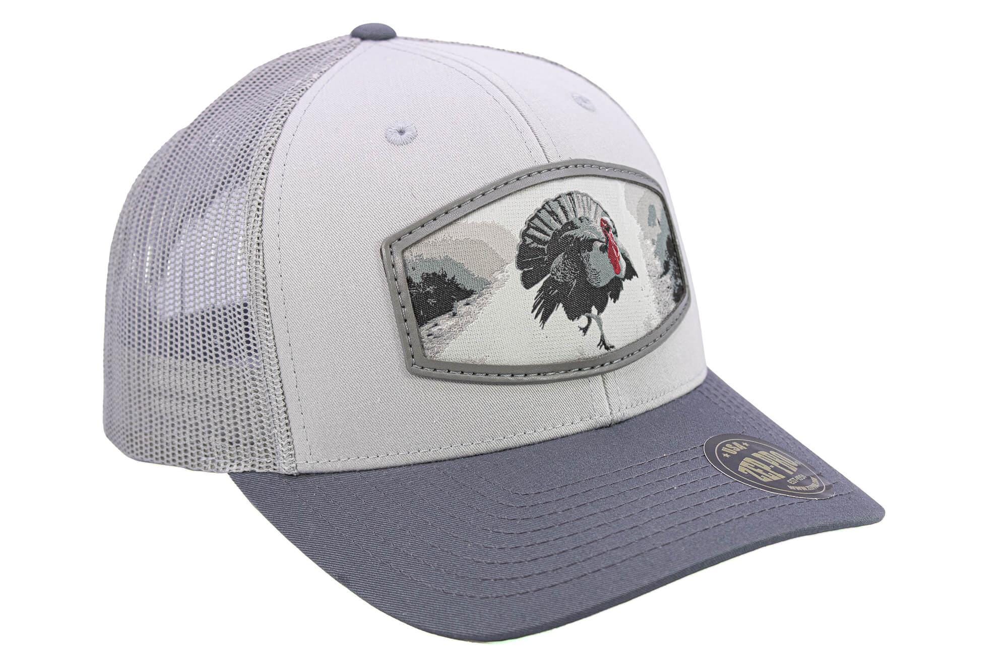 Turkey Woven Patch Rope Hat. 5-panel Modern Flat Bill Cap