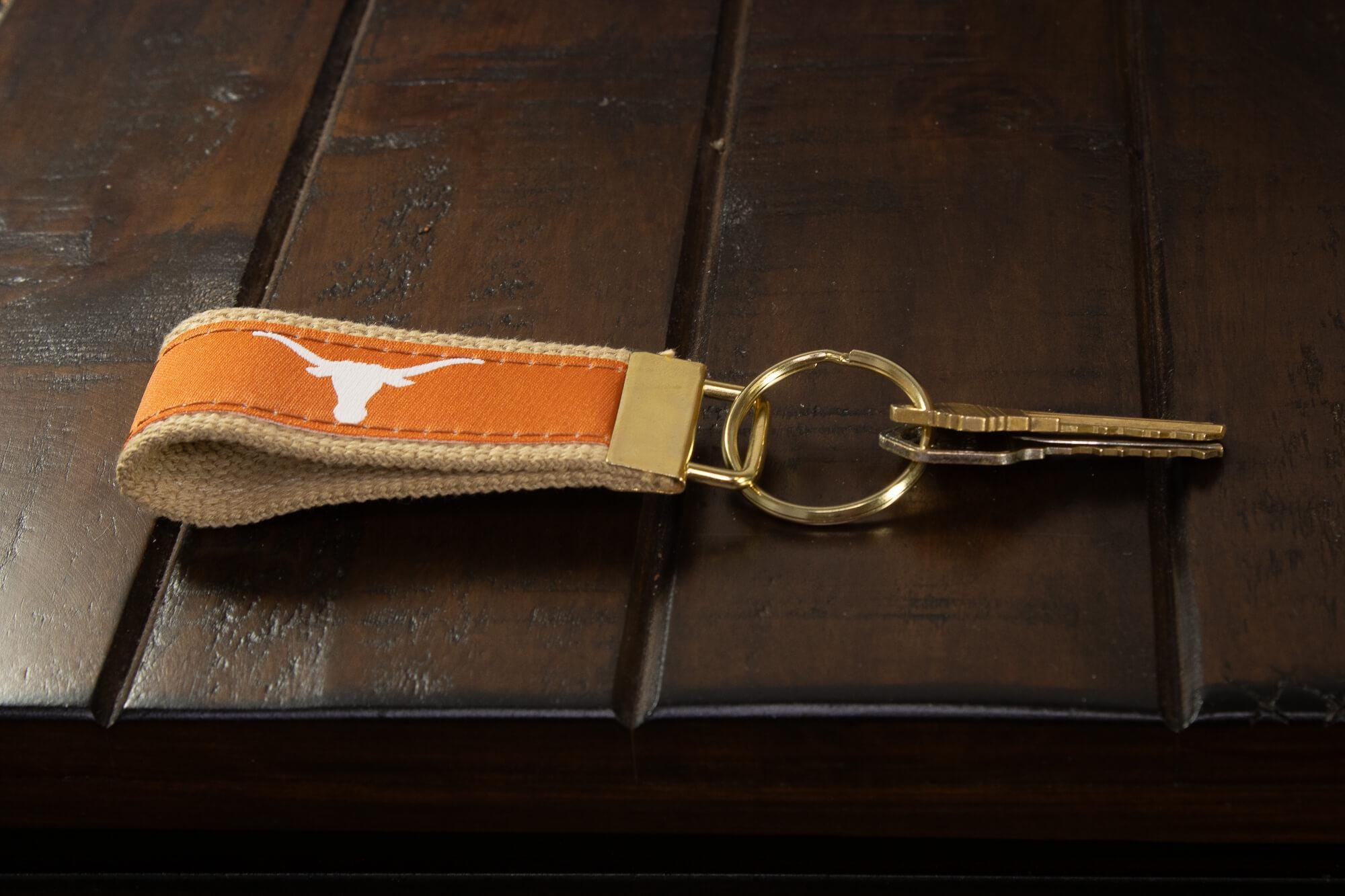 NCAA Texas Longhorns Paracord Keychain Lanyard – 22-Inch Team Spirit Lanyard With Breakaway Buckle