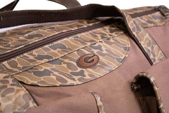 Georgia Bulldogs Camo Canvas Weekender Bag - Brown Waxed  display picture 1