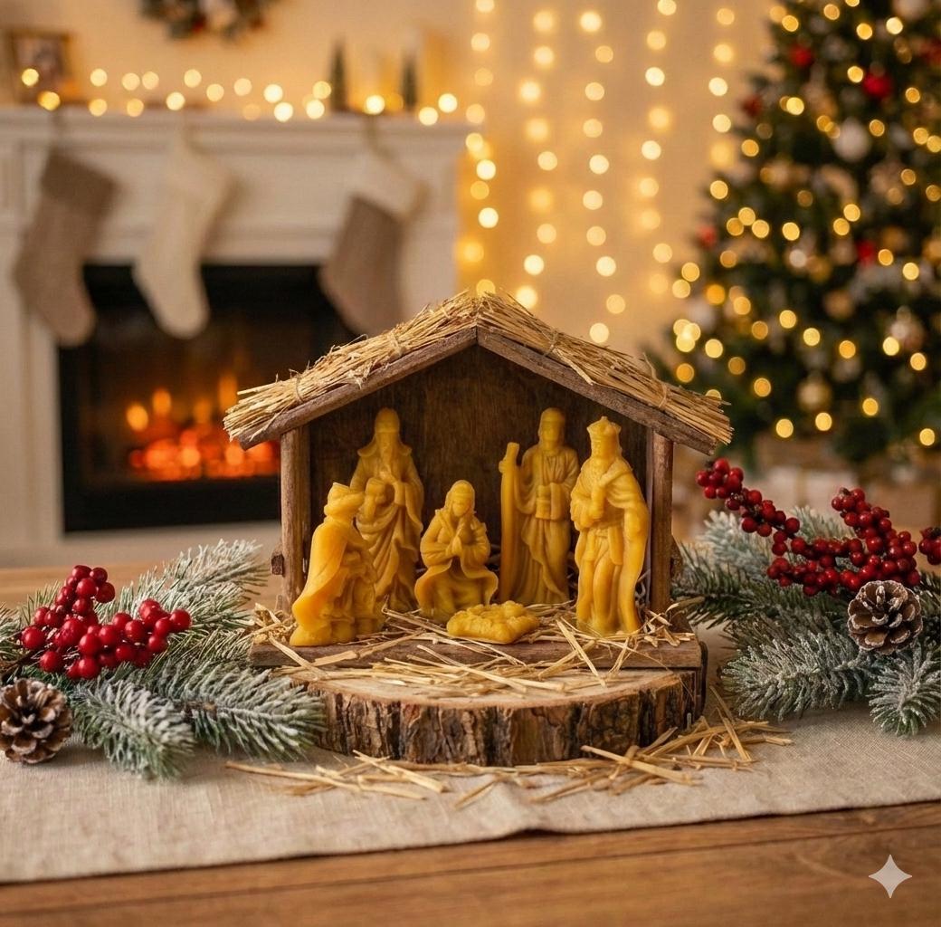 FADEDA Padre Pio/Altezza:13 cm/Dipinto a mano/Personaggi fedeli ai dettagli, decorazione da tavolo di Natale accessori presepe