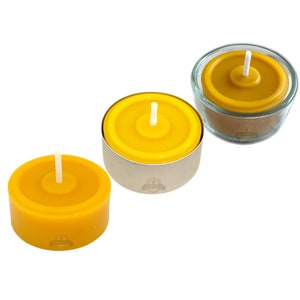 Tealight beeswax, 100% beeswax handmade