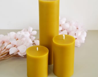 Classic candles, 100% beeswax handmade