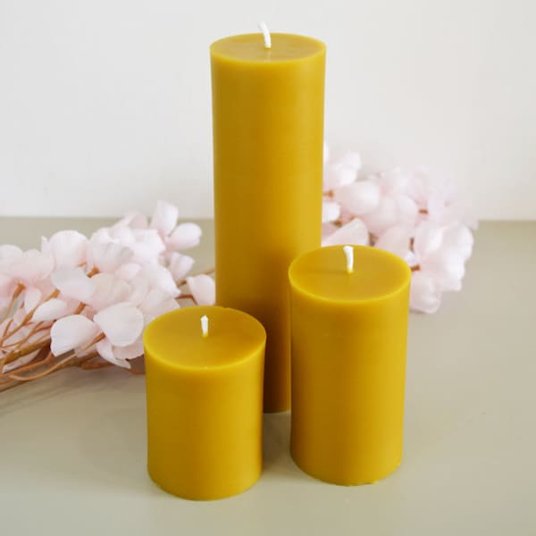 Classic candles, 100% beeswax handmade