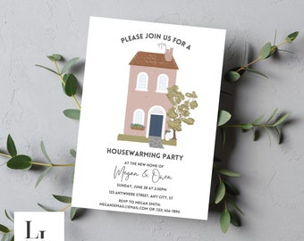 Housewarming Party Invitation | New Home Announcement (Digital Download)