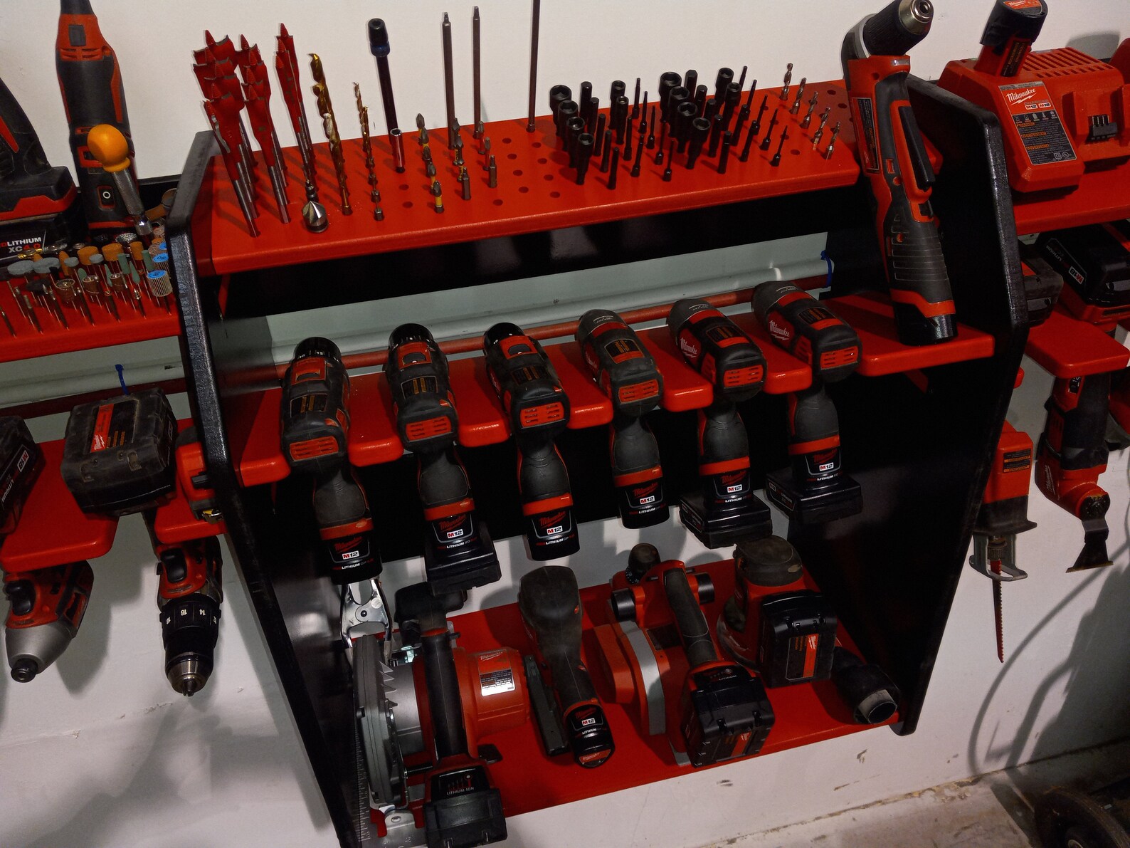 Cordless Tool Rack and Charging Station plans and .DXF Files Etsy