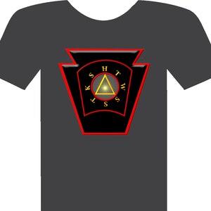 Black 14th Degree Hiram Tyree HTWSSTKS Masonic T-shirt