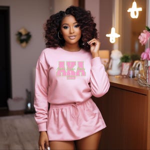 AKA 1908 Crew Neck Sweatshirt: Alpha Kappa Alpha Sorority Apparel