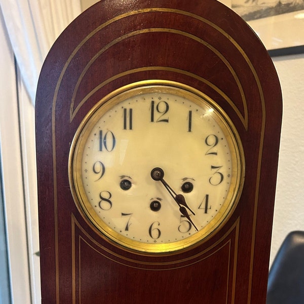 Chime Library / Mantle Clock, Housewarming Gifts, Victorian Clock, Antique Clock