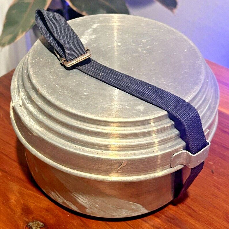 Vintage Aluminum Camping Mess Kit Etsy