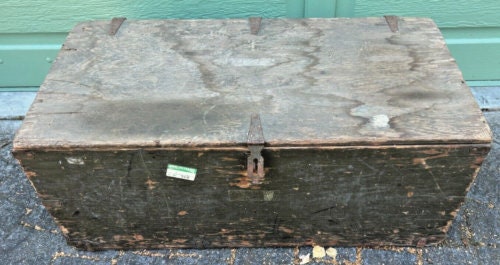 Vintage Wooden Military Foot Locker Excellent Condition For Age - US -  general for sale - by owner - craigslist