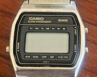 CASIO Alarm Chronograph Digital Watch Made in Japan - Etsy