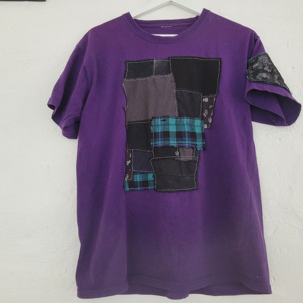 Handmade Patchwork T Shirt - Etsy