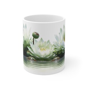 Water Cactus Mug Cactus Lover Gift 11oz Ceramic Coffee Mug for Tranquil Vibes, Beer Can Glass With Lid, Iced Coffee Glass, Desert Cup, sweet
