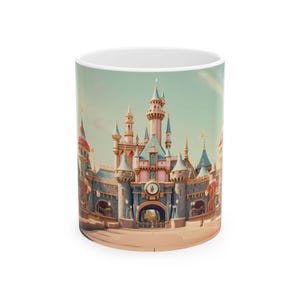 Disneyland Mug, Disney Mug, Disney-inspired Coffee Mug, 11oz Ceramic Mug, Gift Ideas for Office Worker, Gift for Disney Fans, Gift for Kids