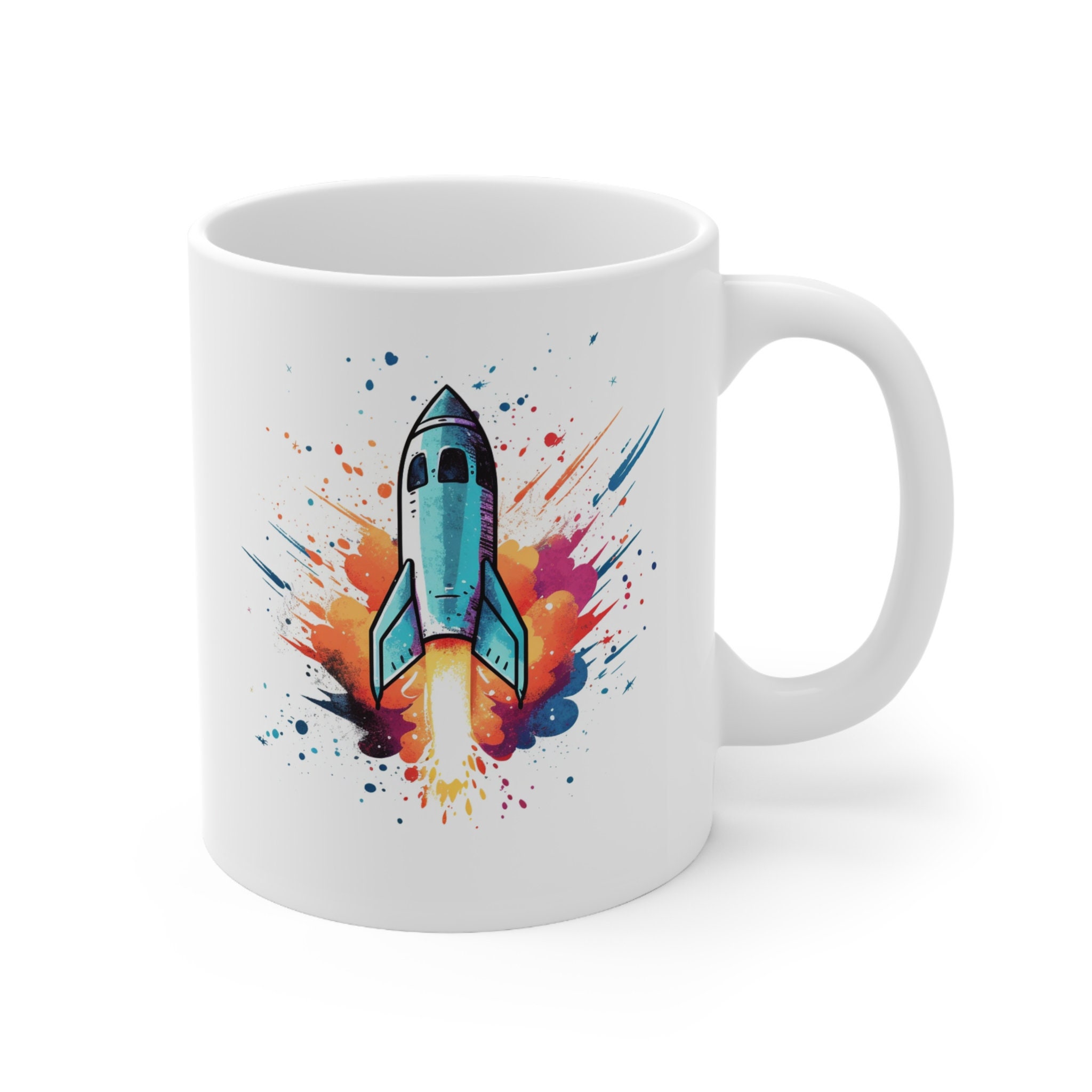 Mug fusée rétro tasse fusée ciel étoilé tasse lancement de -  Canada