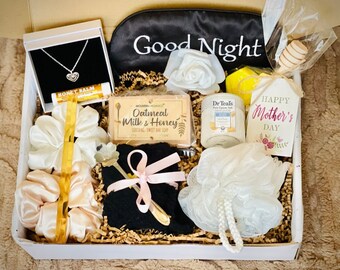 Honey Gift For Mom w/Personalized Card, Best Mom Ever, Spa Gift, Care Package for Her, Mom, Get Well Gift, Self Care Gift
