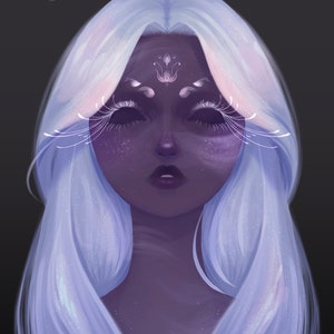 A spooky ghostly woman