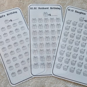 Birthday Savings Challenge Tracker