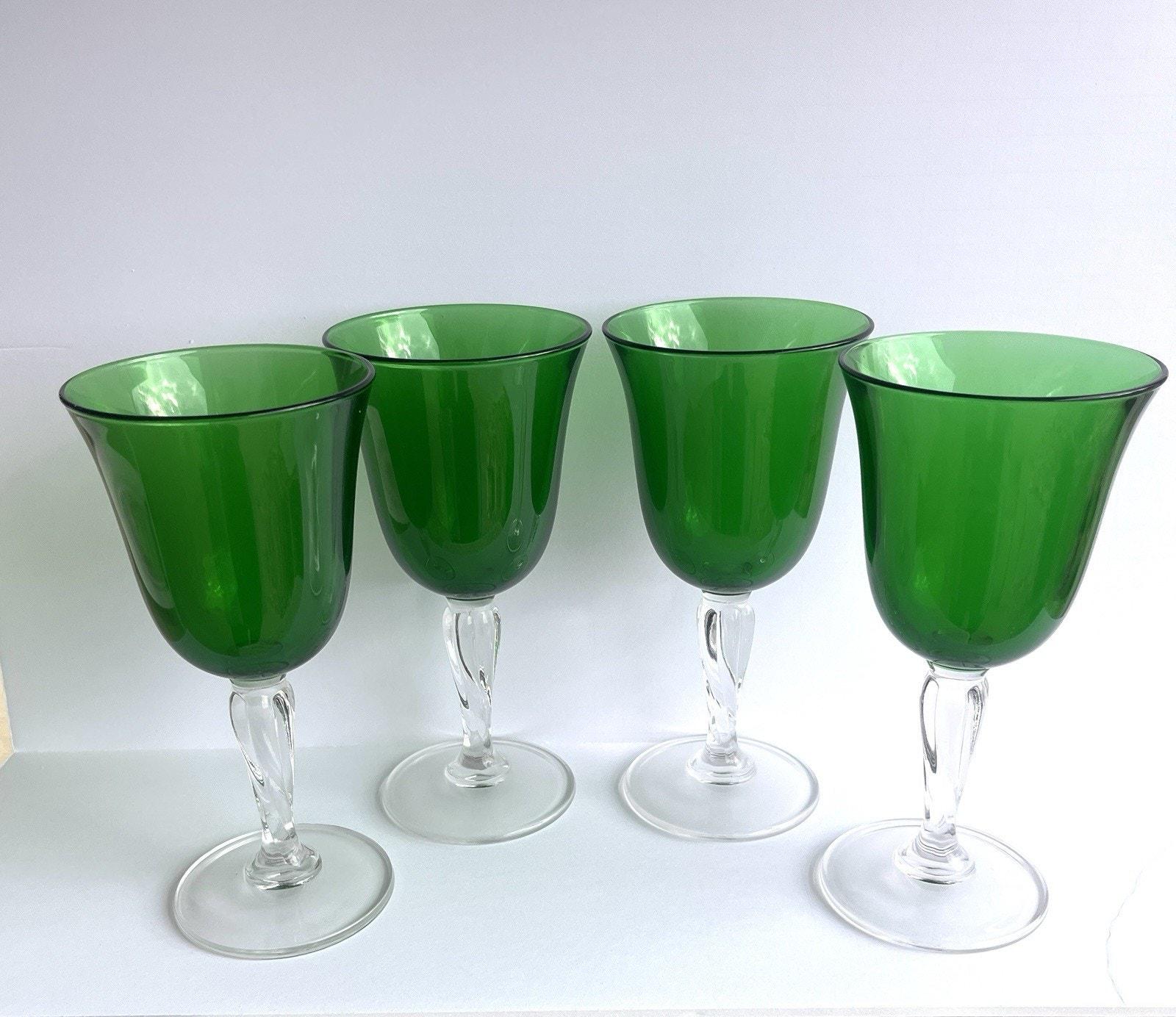 Antique Stemless Wine Glasses - Etsy