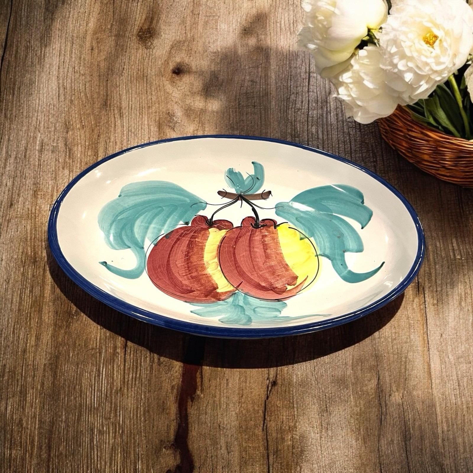 VIETRI 約20×20 飾り皿 Vietri Orchard - Etsy