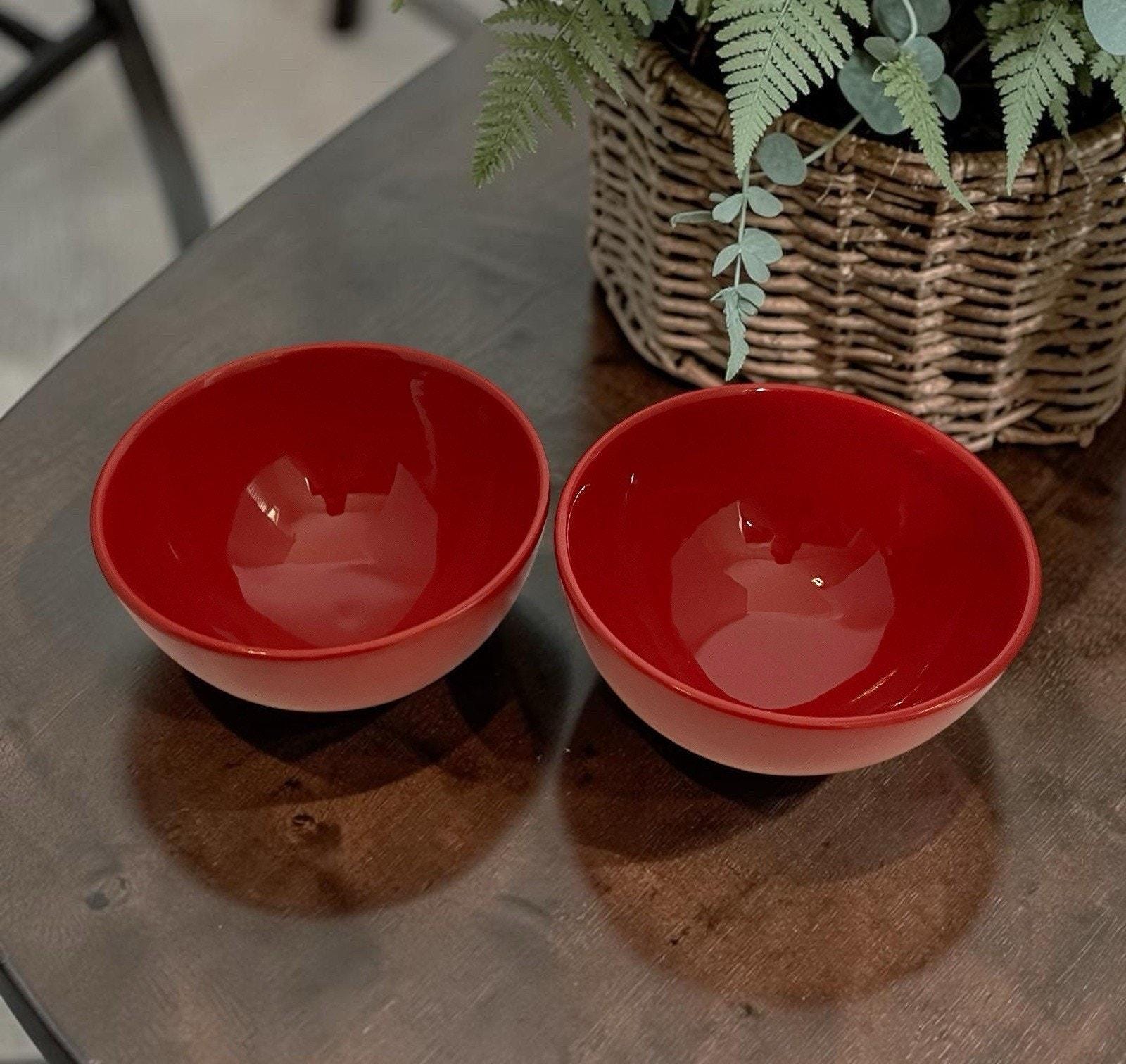 ドイツWaechtersbach ボウル　大　２個セット Red waechtersbach - Etsy 日本