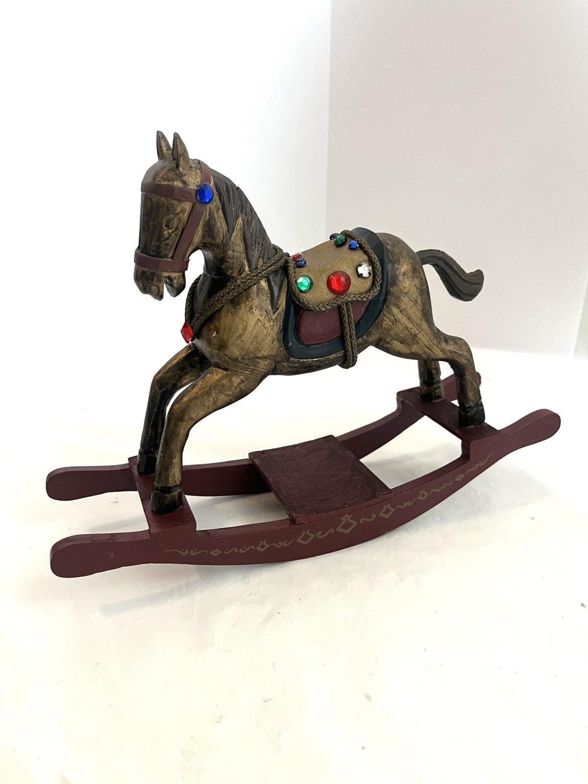 Rustic Rocking Horse Vintage Rustic Rocking Horse 9