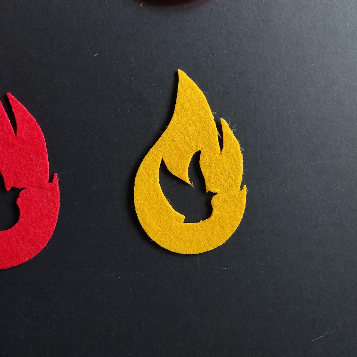 Felt Pentecost Flame Holy Spirit | Ornament Religious | Spiritual Decor ...