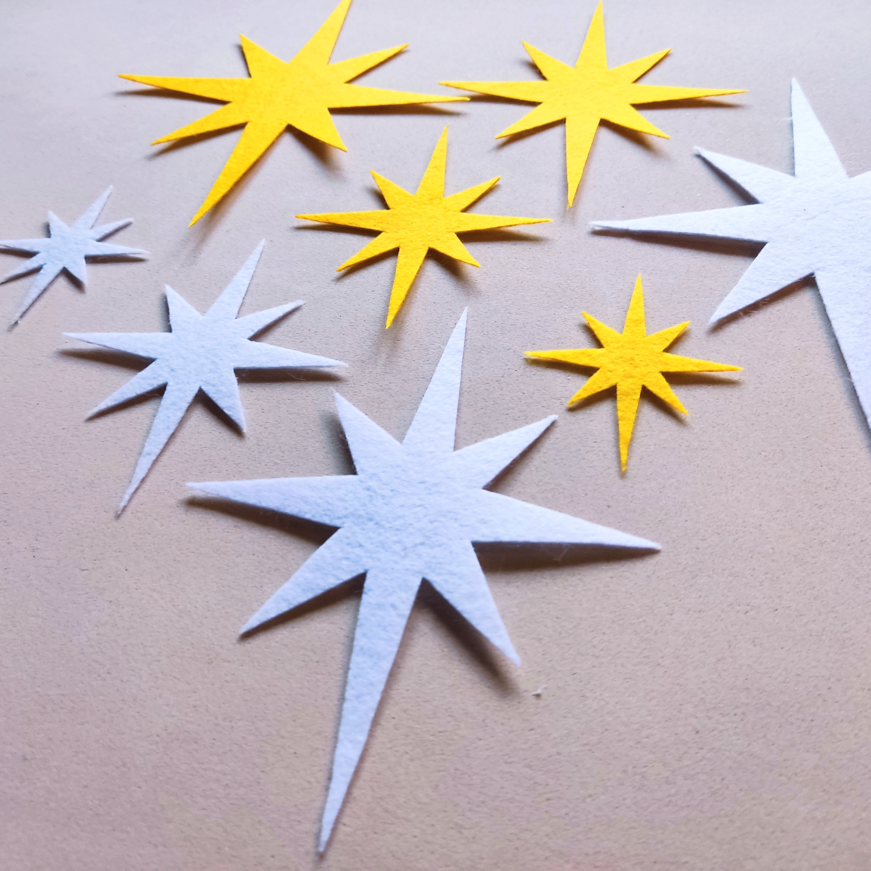 Christmas Star Die Cut Sewing Pattern felt Craft Supplies Etsy