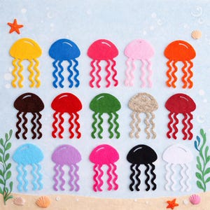 Felt Jellyfish Cutout, Sewing Craft Supplies