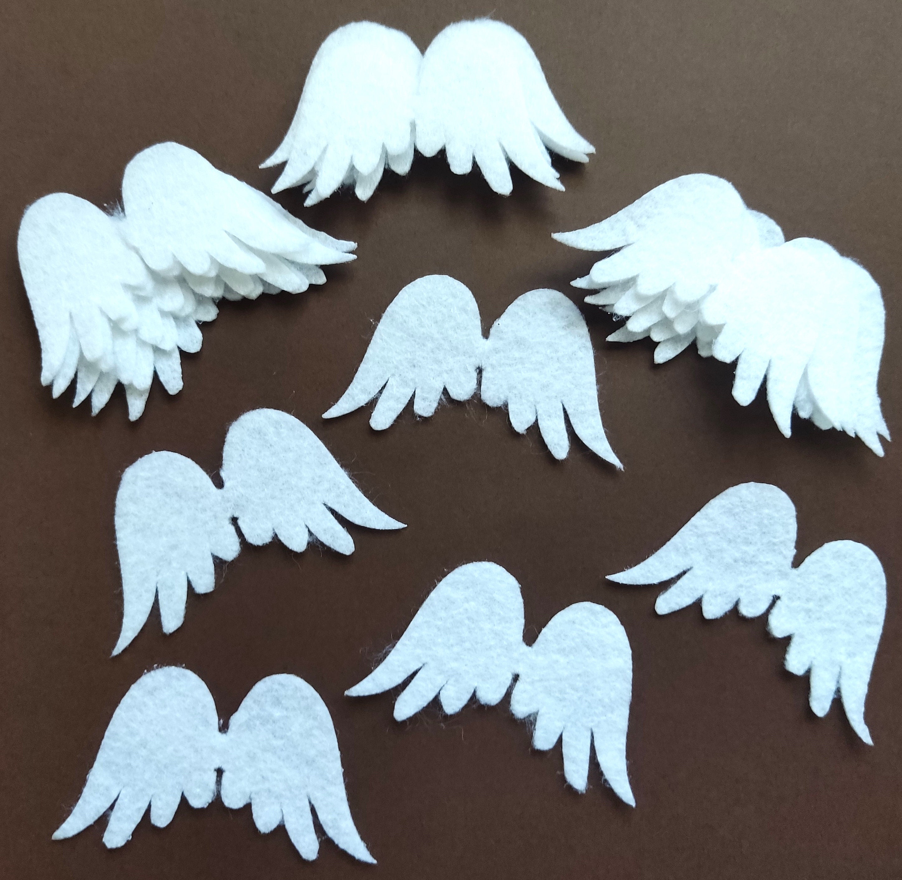 フェルト製天使の羽 ダイカットクラフト用品 天使の羽 裁縫クラフト