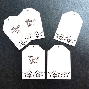 Etiquetas de regalo de cartulina Etiquetas de agradecimiento Etiquetas de agradecimiento para bodas Etiquetas para bolsas de boda para bolsas de clientes Etiquetas de papel en blanco Etiquetas de obsequio