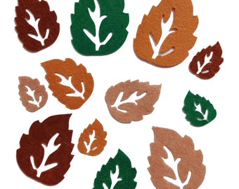 Filzblatt Stanzteile Bastelzubehör Tropische Blätter Nähen Handwerk Projekte Pflanzenkranz Dekor Filzblätter Herbstblätter