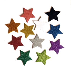 Glitzer Sterne Scherenschnitte: Weihnachten & Party Dekor
