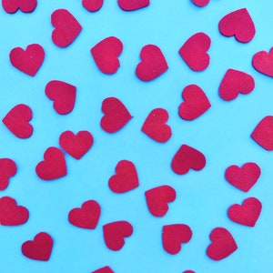 Filz Herz Patch Valentinstag Filz Herz Patch sterben geschnitten Filz Handwerk Lieferungen Herzen für Nähen Handwerk Projekte