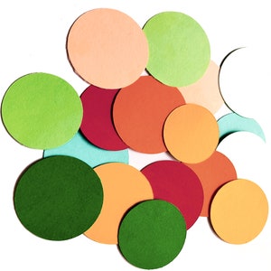 Círculos de Cartulina / Tamaños Desde 10 cm hasta 20 cm / Círculos de Cartulina / Formas de Cartulina para Manualidades Círculos de Papel Círculos Troquelados