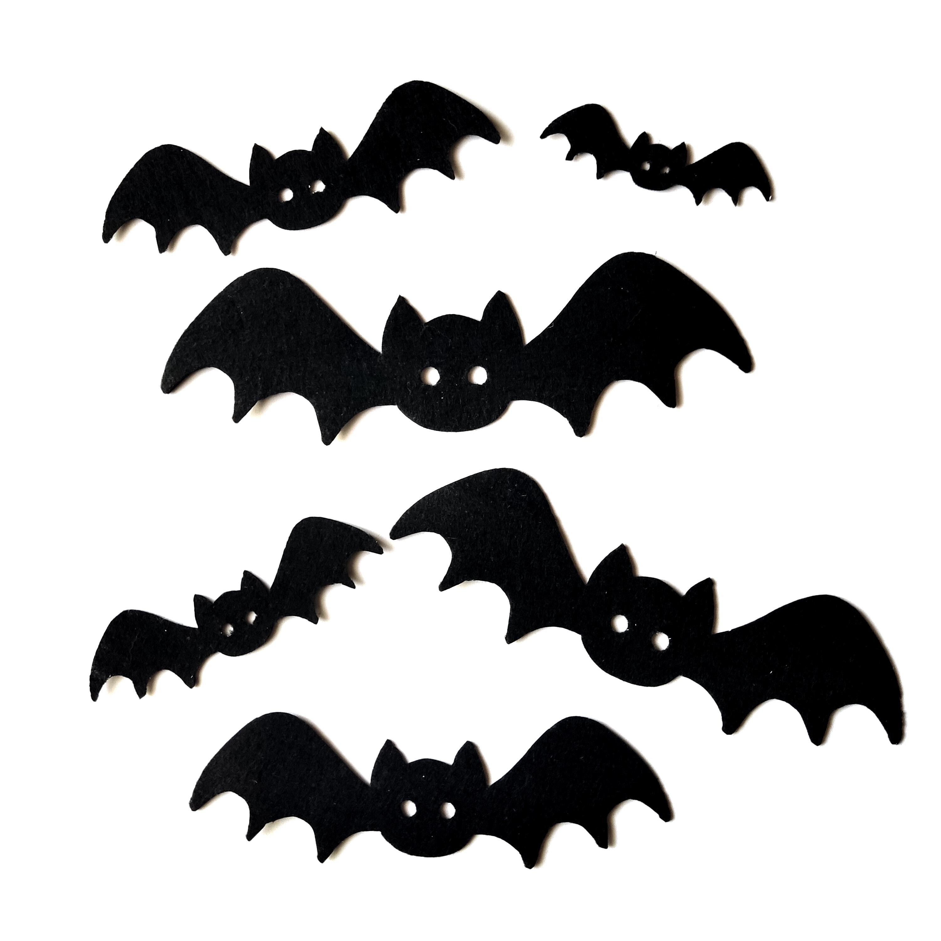 フェルト製コウモリ クラフト用品 裁縫用コウモリ クラフト