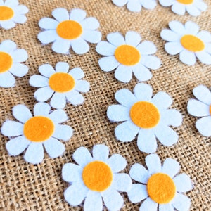 Feltro Margherita Feltro Abbellimenti Fustellati Fiori per Scrapbooking Feltro Margherite Fiori Libri Tranquilli Decorazioni e Progetti Artigianali Fiori