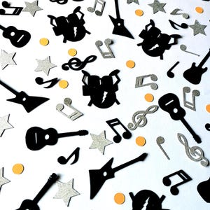 200 Muzieknoten Confetti Tafel Scatter Feestdecoratie Babyshower Party Decor Confetti Muziek Party Muziek Confetti Gitaar