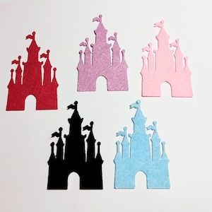 Château de fée en feutre Château de princesse en feutre Château découpé à l'emporte-pièce Coudre des projets d'artisanat Décoration de château Châteaux en feutre découpés Châteaux en feutre découpés