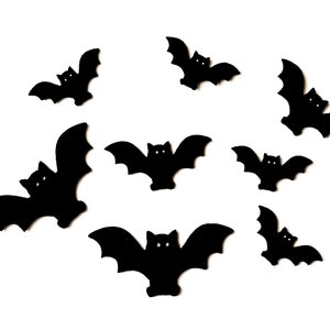 Filz Fledermaus Ausschnitte Bastelbedarf Bastelprojekte Filz Fledermäuse Halloween Dekor Fledermäuse für Party Spooky Dekor