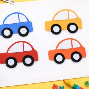 フェルトカーのダイカット、カラフルなスクラップブッキング用装飾品