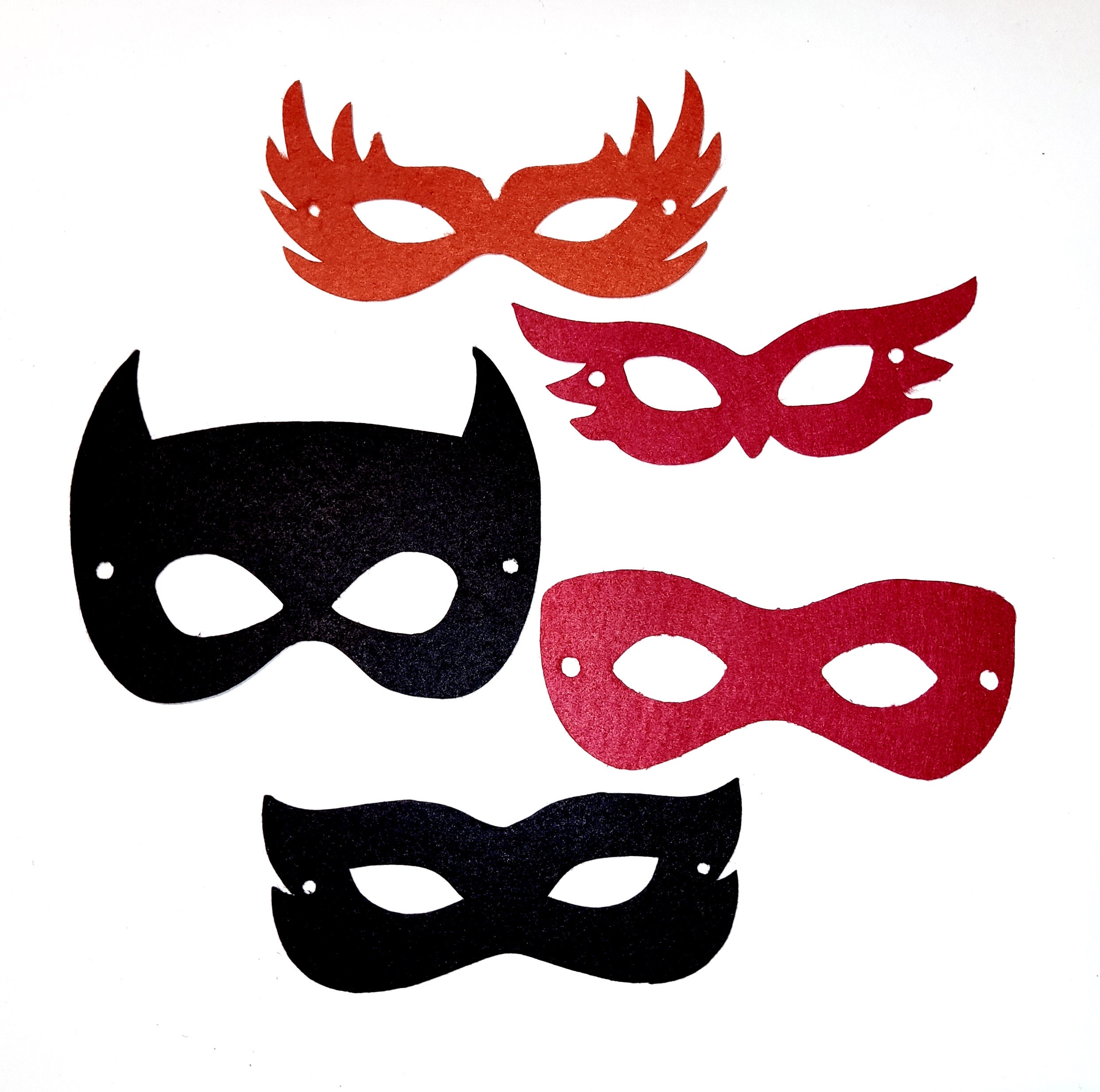 Masque Noir Halloween Punk Pour Femme - Cache-yeux Avec Bande Réglable - Accessoire Déguisement, Fête, Carnaval, Soirée à Thème