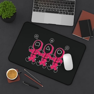 Kdrama Inspired Desk Mat, Perfect Gift for Fans of Thrilling Stories, Asian Art Enthusiasts, Unique Workspaces, Customizable, TV series