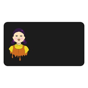 Korean Drama Art Desk Mat,  Must-Have for Kdrama Lovers, Asian Culture Gamers, Functional, Stylish, Multi Size, Red Light, Green Light