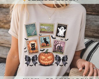 Spooky Season PNG, Vintage Halloween Ghost Sublimation, Flirty Pumpkin Shirt Design, Preppy Fall Halloween PNG for Shirts