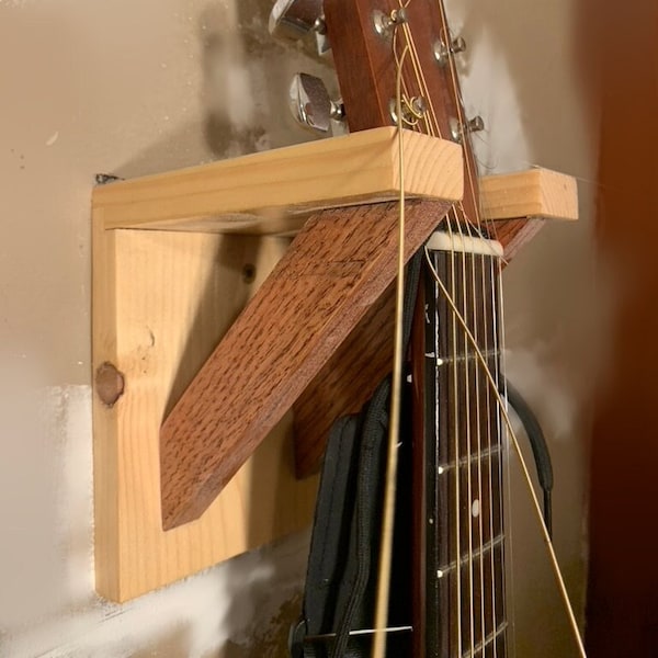 Guitar Wall Mount Etsy